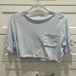 Light blue ardene crop top size:medium